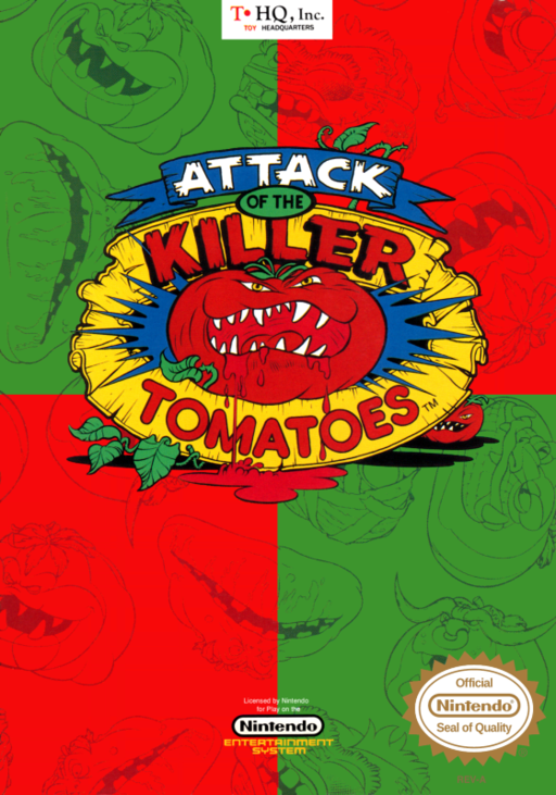 Attack of the Killer Tomatoes (USA) box art